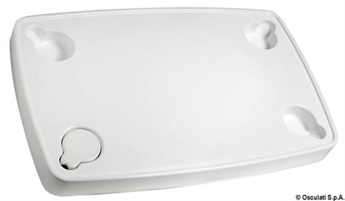 Tavolo ABS bianco 81 x 51 cm